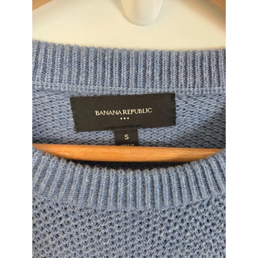 Banana Republic Mens Knit Cotton Pullover Sweater Size S